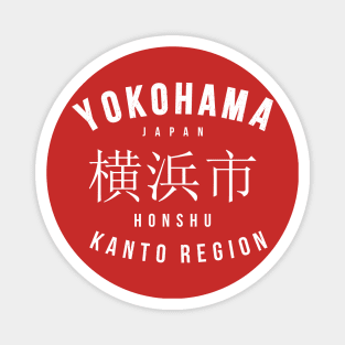 Yokohama City Japan Vintage Magnet